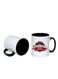 Merry Christmas Design Printed Ceramic Coffee Mug Suitable Gift for Christmas   Christmas Theme  Christmas Decor   Gifts for Friends  Gift for Employees (Two Tone Black Mug, Design 9)
