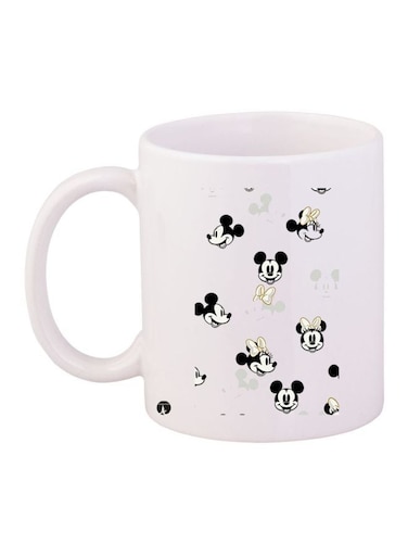 Mickey Mouse Printed Coffee Mug White/Black