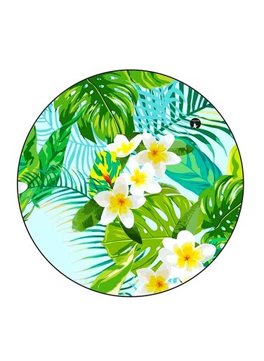 Flower Printed Fridge Magnet Multicolour 5.5 x 5.5cm