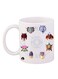 Digimon Printed Mug White/Brown/Yellow