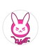 Video Game Overwatch Printed Fridge Magnet k/White
