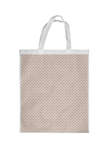 Decorative Drawings Printed Shopping Bag Multicolour