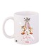 Welcome To Our Tribe Printed Coffee Mug White/Brown/Pink 11ounce