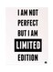 English Phrases Metal Plate Poster Pink/Black 15 x 20cm