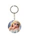 Cartoon Themed Single Sided Keychain