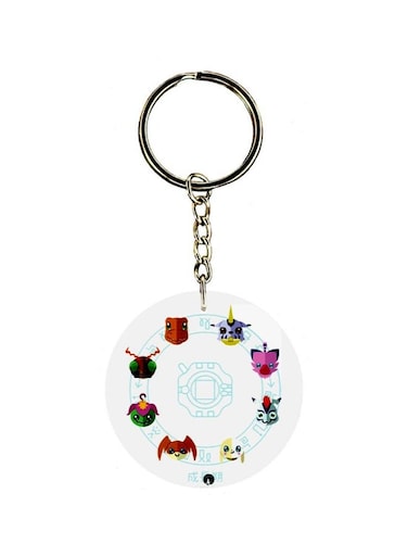 Digimon Printed Keychain
