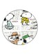 Snoopy Printed Fridge Magnet Multicolour