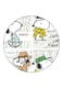 Snoopy Printed Fridge Magnet Multicolour