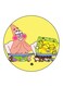 Spongebob Printed Fridge Magnet Round Multicolour