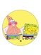 Spongebob Printed Fridge Magnet Round Multicolour