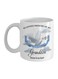 Grandson Forever In My Heart Printed Mug White/Blue/Black