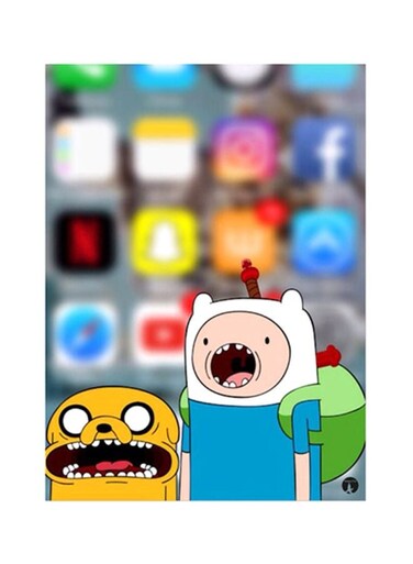 Adventure Time Metal Plate Poster Multicolour 15x20cm