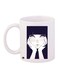 Cartoon Printed Coffee Mug White/Black/Pink