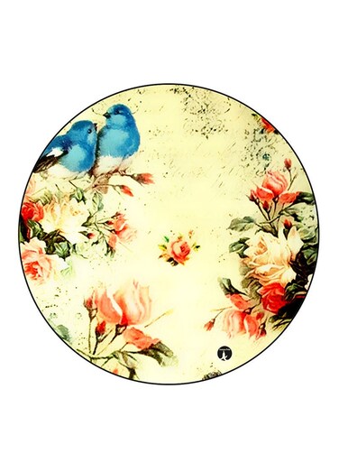 Vintage Art Printed Fridge Magnet Multicolour