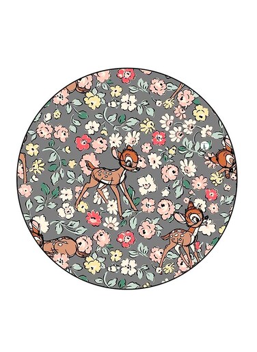 Flower Printed Fridge Magnet Multicolour 5.5 x 5.5cm