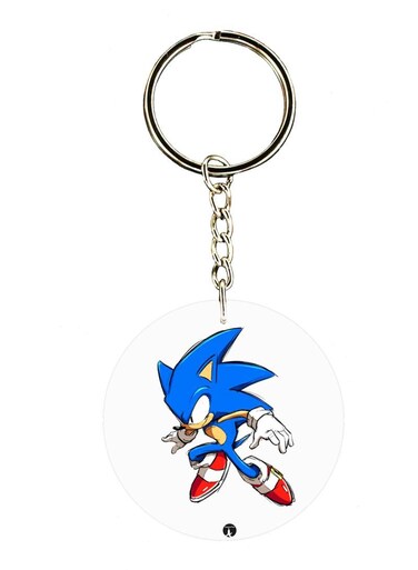 Sonic Double Side Printed Keychain
