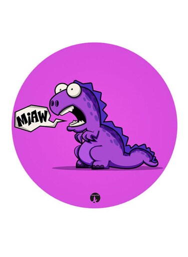 Dinosaur Printed Fridge Magnet k/Purple