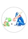 Video Game Characters Printed Fridge Magnet Multicolour