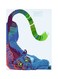 A Tiger Metal Plate Poster Blue/Green 15x20cm