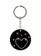 Heart Printed Keychain