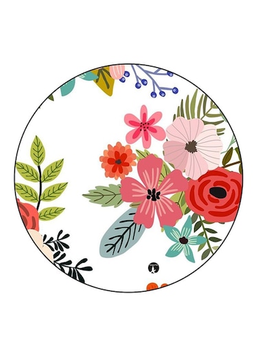 Flowers Printed Fridge Magnet Multicolour