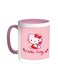 Hello Kitty Printed Coffee Mug Pink/White 11ounce