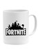 Fortnite Printed Ceramic Mug White/Black