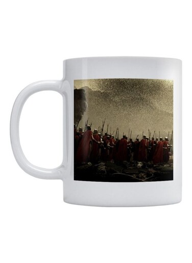 Printed Mug White/Black/Red