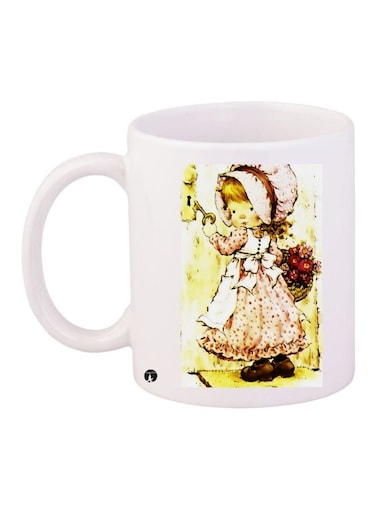 Printed Coffee Mug White/Yellow/Red
