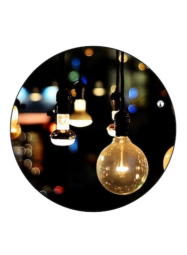 Lamps Printed Fridge Magnet Multicolour