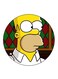 Simpsons Printed Fridge Magnet Multicolour