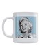 Marilyn Monroe Printed Coffee Mug White/Blue/Grey 350ml