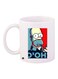 Simpsons Themed Coffee Mug White/Blue/Red 11ounce