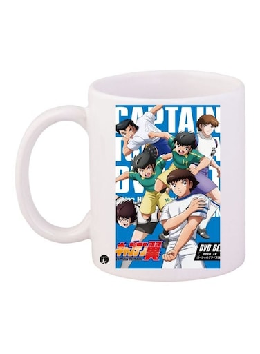 Anime Printed Coffee Mug White/Blue/Black 11ounce