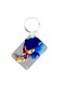 Sonic Printed Keychain Blue/Grey/Red