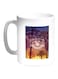 Beach Party Printed Coffee Mug Blue/White 11ounce