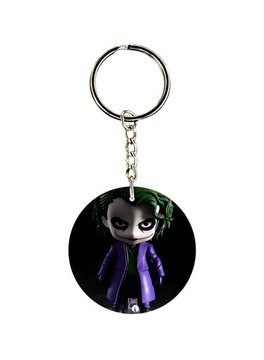 Cartoon Joker Printed Keychain
