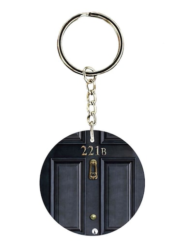 Television Show Sherlock Printed Keychain