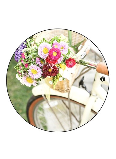 Flowers Printed Fridge Magnet Multicolour