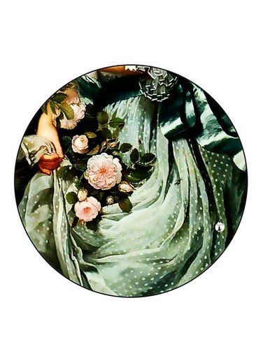 Vintage Art Printed Fridge Magnet Multicolour