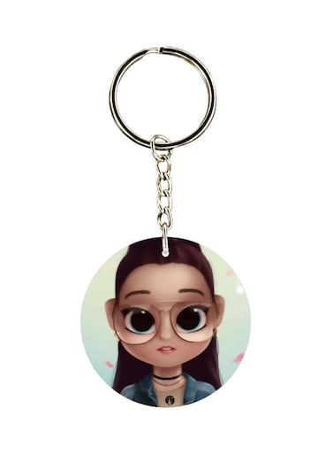 Cartoon Themed Dual Sided Keychain