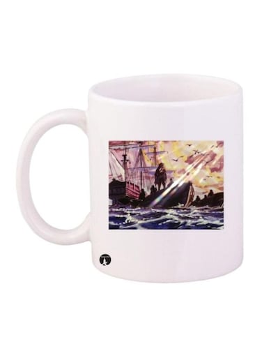 Jazeerat Al Kanz Printed Coffee Mug Multicolour