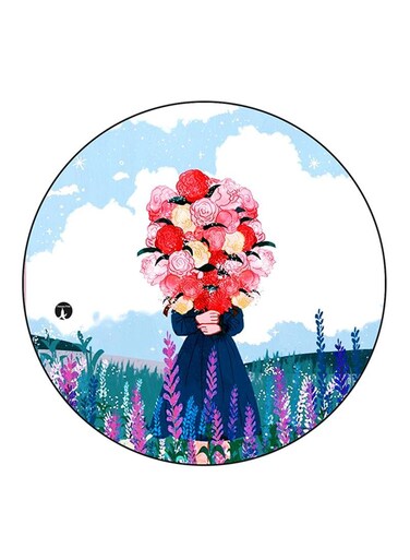 Women Printed Fridge Magnet Multicolour