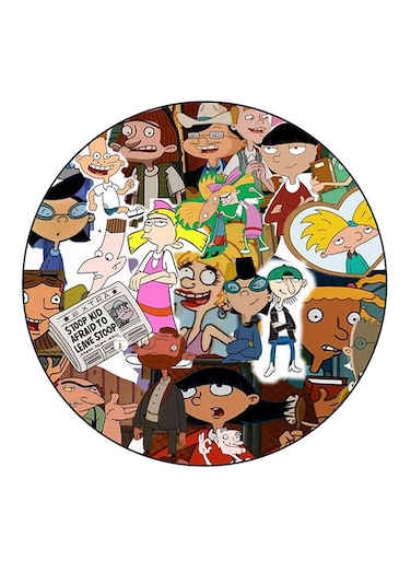 Hey Arnold Printed Fridge Magnet Multicolour