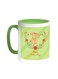 Happy Mother's Day Printed Coffee Mug Green/White 11ounce