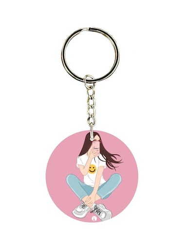 Printed Single Sided Keychain