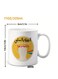 Ceramic, Arabic "Negative Remarks" funny gift for yourself or a friend in color Red