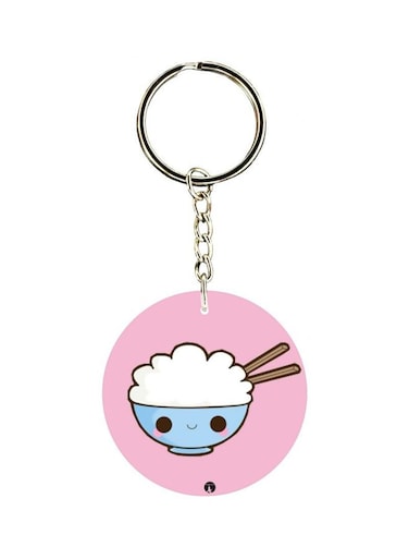 Rice Bowl Designed Keychain