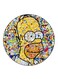 The Simpsons Printed Fridge Magnet Multicolour