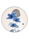 Floral Printed Fridge Magnet Beige/Blue/Grey 5.5cm
